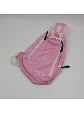 Y2K Reebok Gorpcore Style Sling Bag Candy Pink Breast Cancer Outdoor Festival
